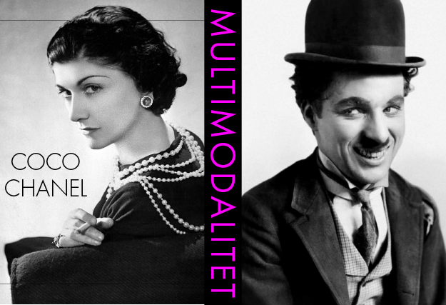 Multimodalitet – Små biografier. Coco Chanel – Charlie Chaplin